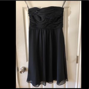 White House Black Market Black Strapless Dress